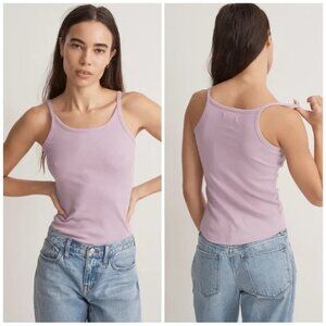 Madewell Brightside Lucia Tank, lilac, size small NWT